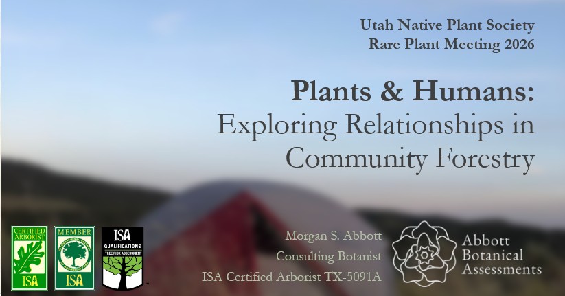 Utah Rare Plant Meeting 2026 Presentation
